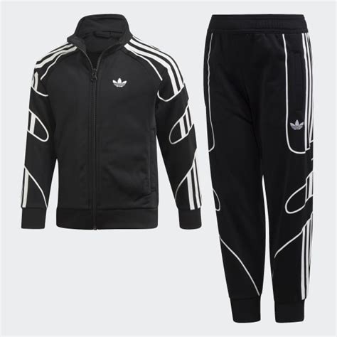 adidas samt anzug schwarz|Adidas Trainingsanzüge & Jogginganzüge online .